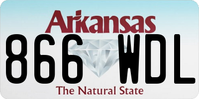 AR license plate 866WDL