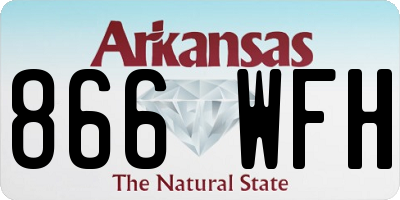 AR license plate 866WFH