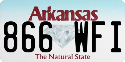 AR license plate 866WFI
