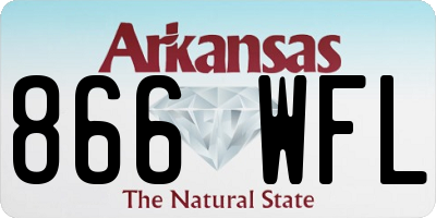 AR license plate 866WFL