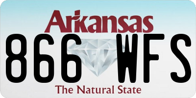 AR license plate 866WFS