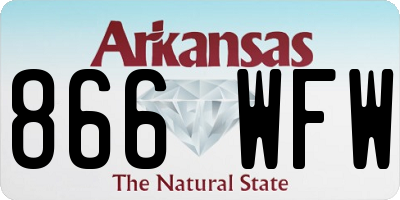AR license plate 866WFW