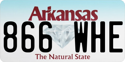 AR license plate 866WHE