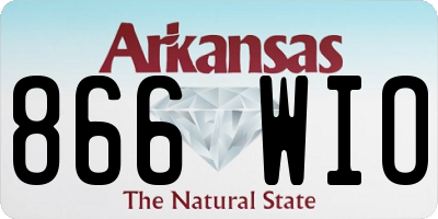 AR license plate 866WIO