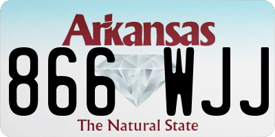 AR license plate 866WJJ