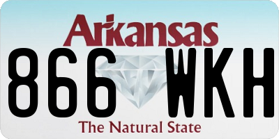 AR license plate 866WKH