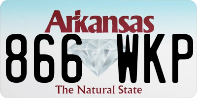 AR license plate 866WKP