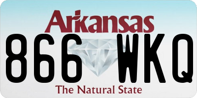 AR license plate 866WKQ