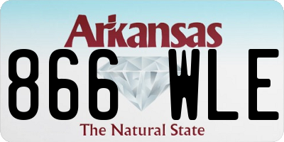 AR license plate 866WLE