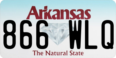 AR license plate 866WLQ