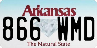 AR license plate 866WMD