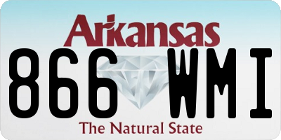 AR license plate 866WMI