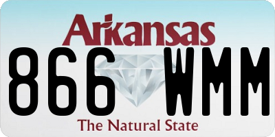 AR license plate 866WMM