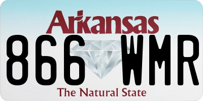 AR license plate 866WMR