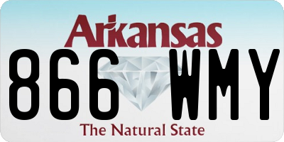 AR license plate 866WMY