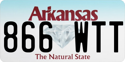 AR license plate 866WTT