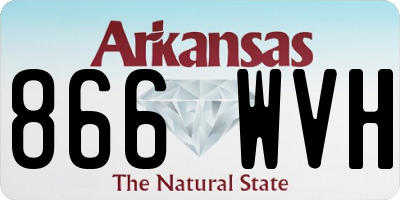 AR license plate 866WVH