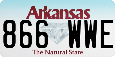 AR license plate 866WWE