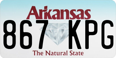 AR license plate 867KPG