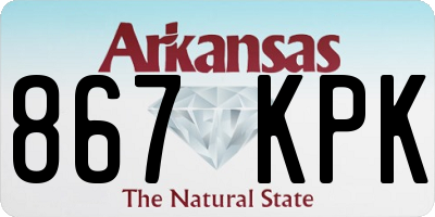 AR license plate 867KPK