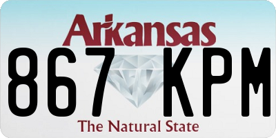 AR license plate 867KPM