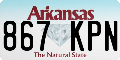 AR license plate 867KPN