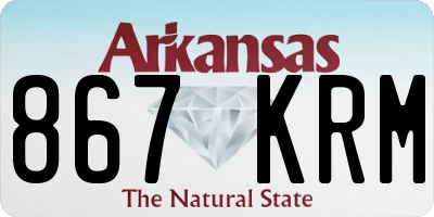 AR license plate 867KRM