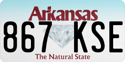 AR license plate 867KSE