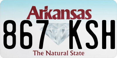 AR license plate 867KSH