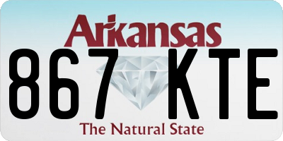 AR license plate 867KTE