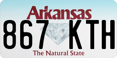 AR license plate 867KTH