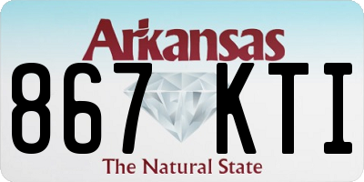 AR license plate 867KTI