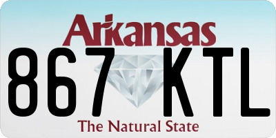 AR license plate 867KTL
