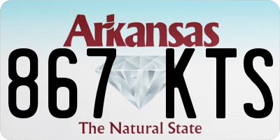 AR license plate 867KTS