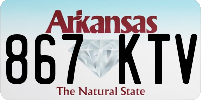 AR license plate 867KTV