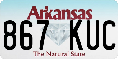 AR license plate 867KUC