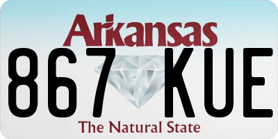 AR license plate 867KUE