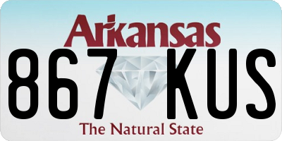 AR license plate 867KUS