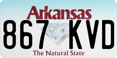 AR license plate 867KVD
