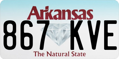 AR license plate 867KVE