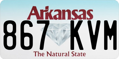 AR license plate 867KVM