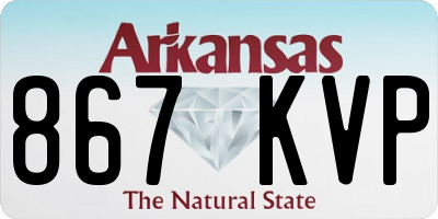 AR license plate 867KVP