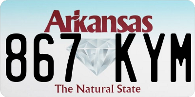 AR license plate 867KYM