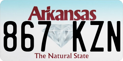 AR license plate 867KZN