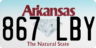 AR license plate 867LBY