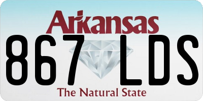 AR license plate 867LDS