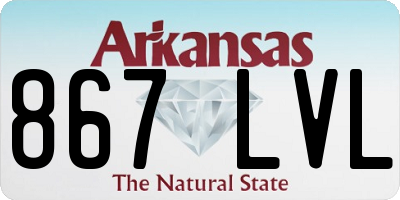 AR license plate 867LVL