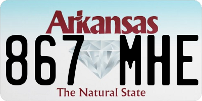 AR license plate 867MHE