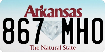 AR license plate 867MHO