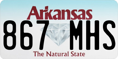 AR license plate 867MHS